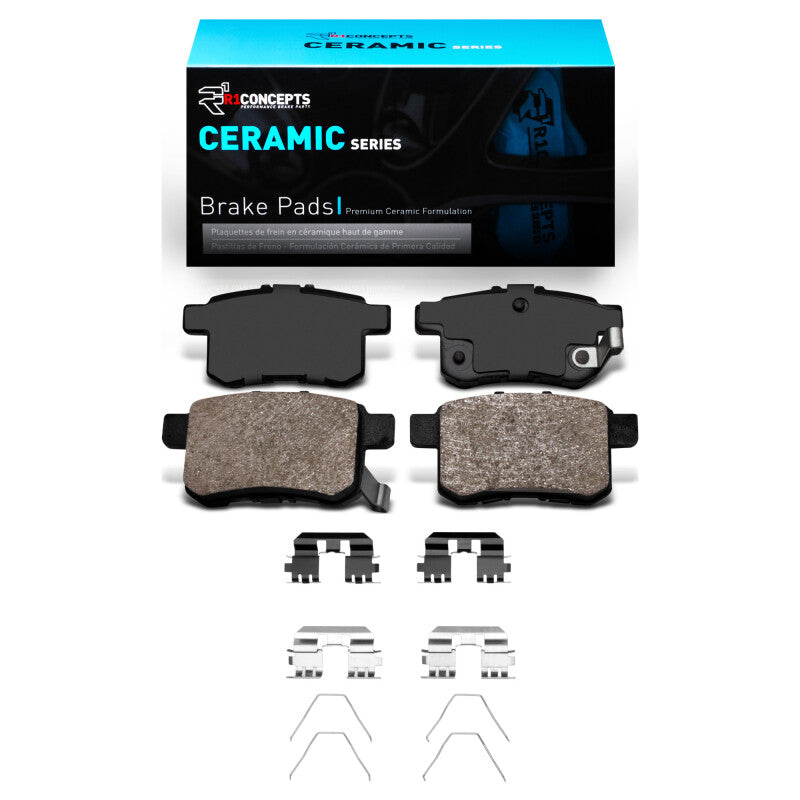 R1 2008-2017 Acura TSX Rear R1 Ceramic Pads & Hardware Kit