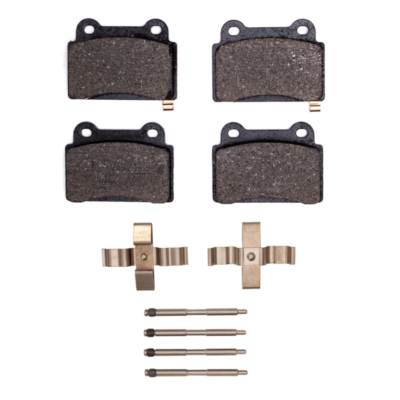 R1 08-15 Mitsubishi Lancer Rear Semi Met Pads & Hardware Kit