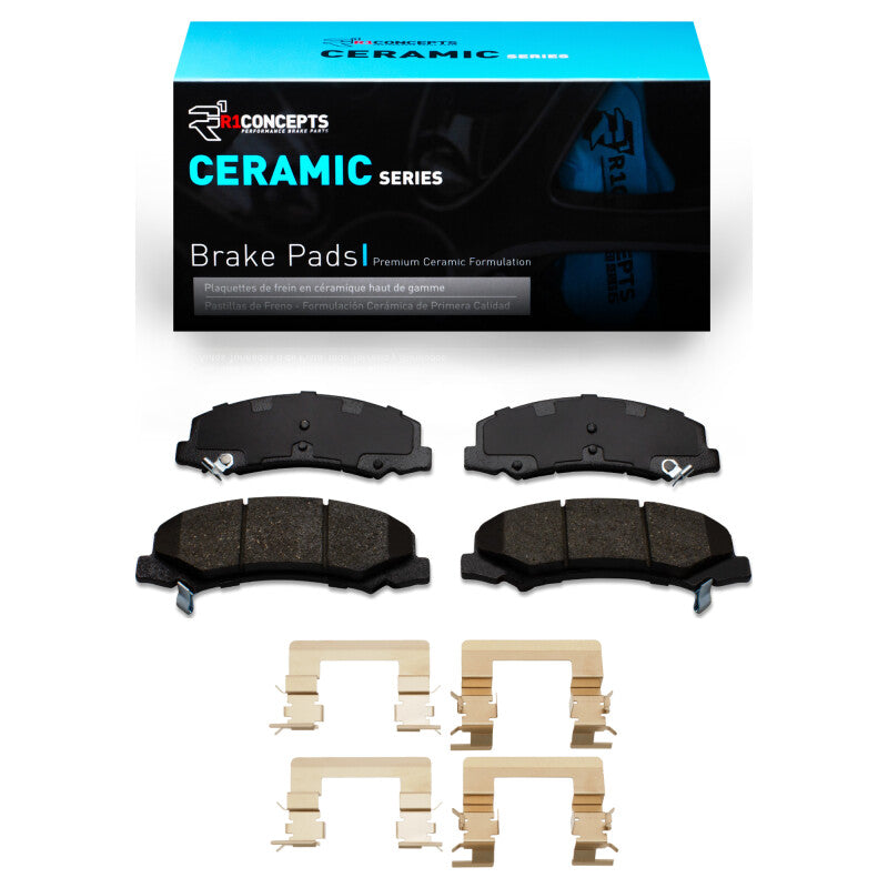 R1 06-16 Buick LaCrosse Front Ceramic Brake Pads & Hardware Kit