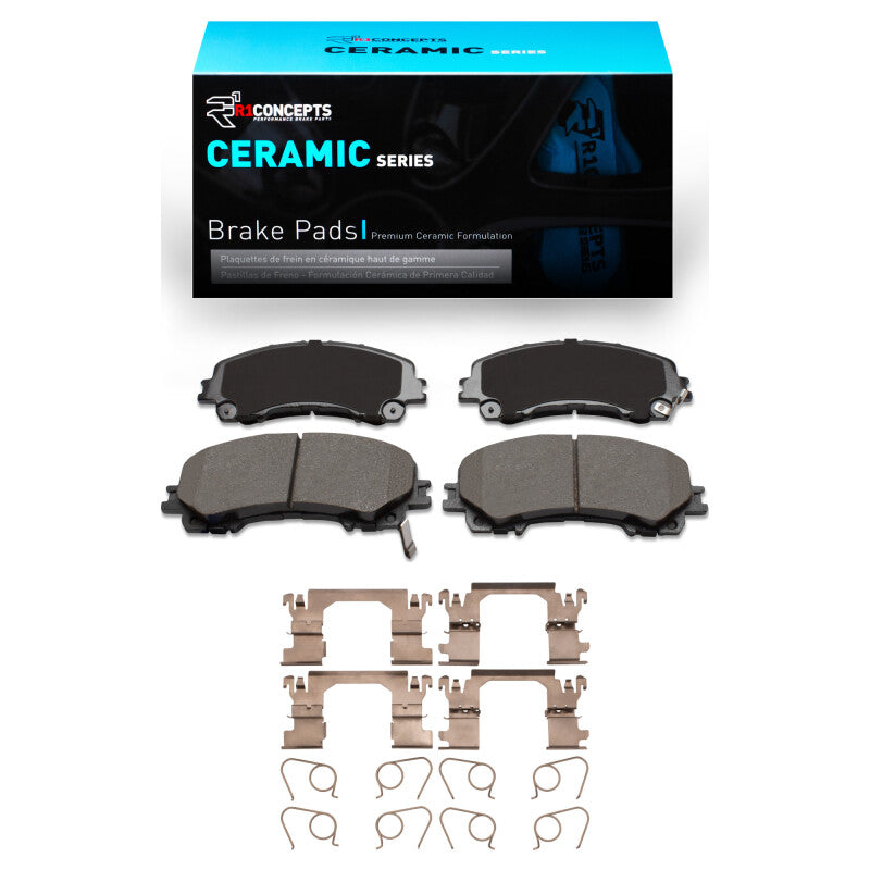 R1 -24 Infiniti QX50 Front Ceramic Pads & Hardware Kit