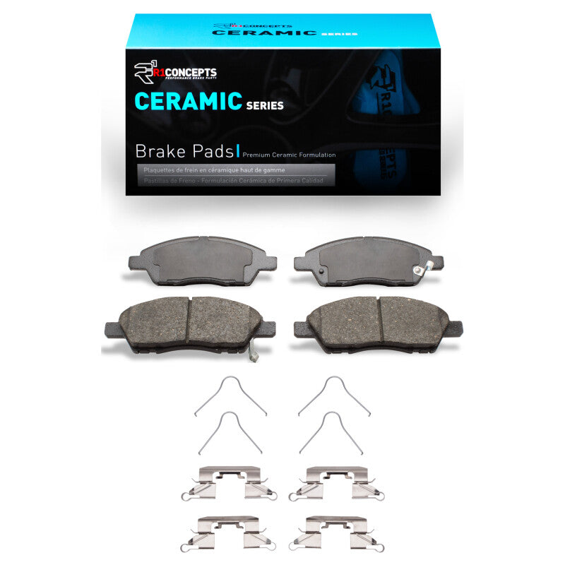 R1 2011-2025 Nissan Versa Front R1 Ceramic Pads & Hardware Kit