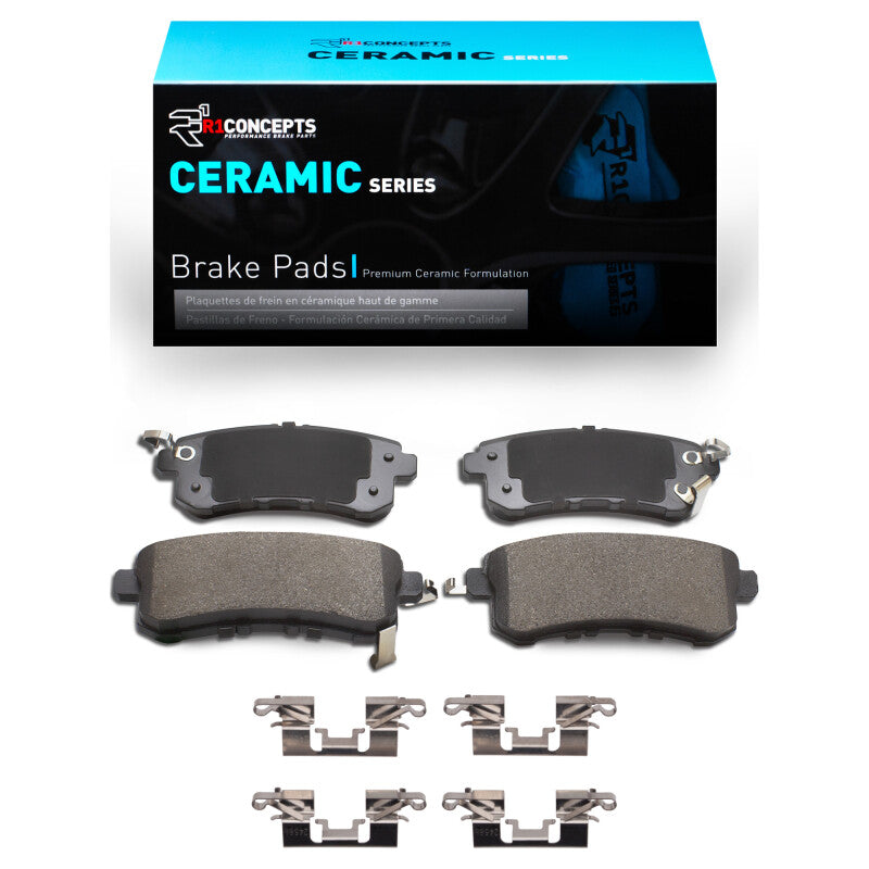 R1 2010-2024 Infiniti QX80 Rear R1 Ceramic Pads & Hardware Kit
