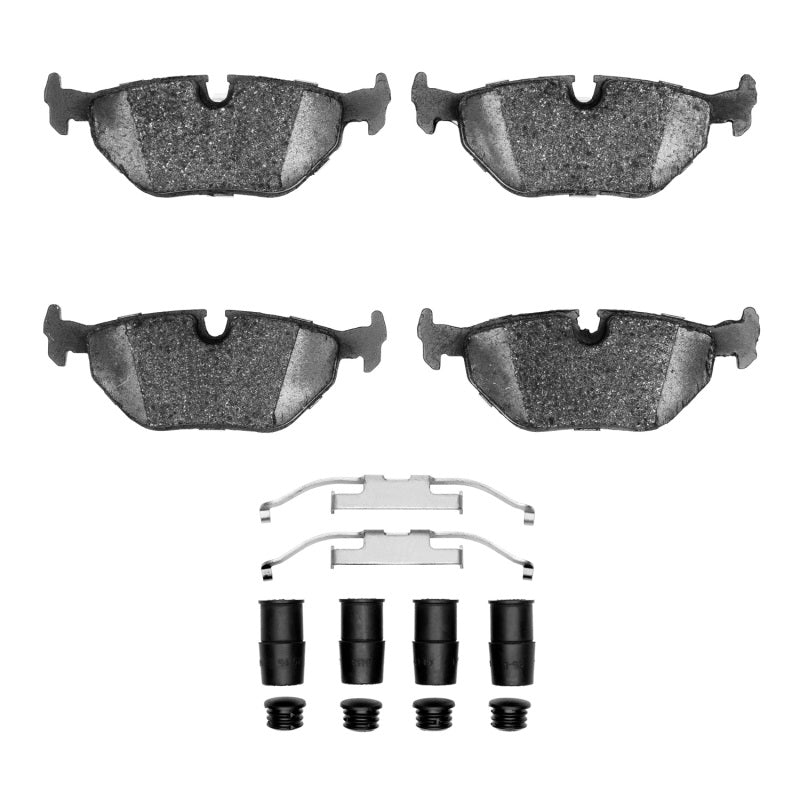 R1 87-02 BMW 525I (USA/Canada) Rear Semi Met Pads & Hardware Kit