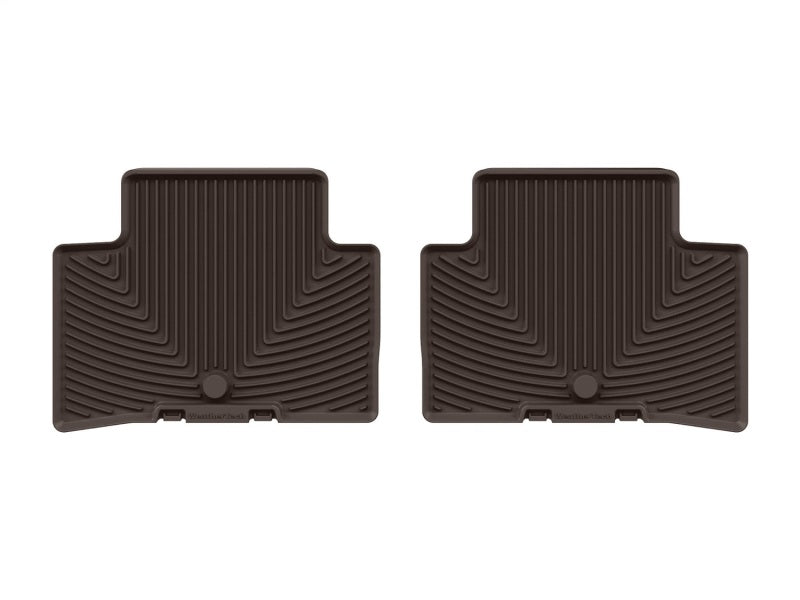 WeatherTech 22-26 Genesis GV70 Rear All-Weather Floor Mats - Cocoa