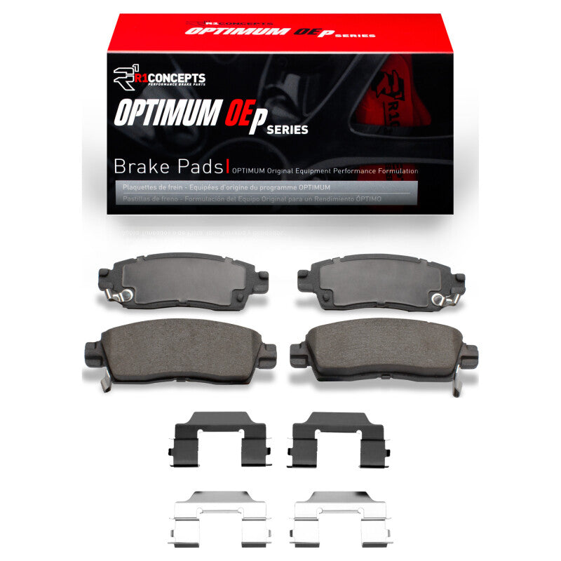 R1 02-19 Buick Rainier Rear Optimum OE Brake Pads & Hardware Kit