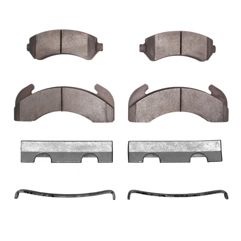R1 83-12 Blue Bird Bus TC1000 Front and Rear Super Duty Pads & Hardware Kit