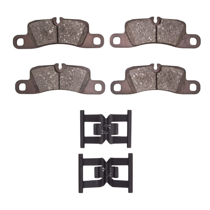 R1 09-09 Porsche Cayenne Rear Semi Met Pads & Hardware Kit