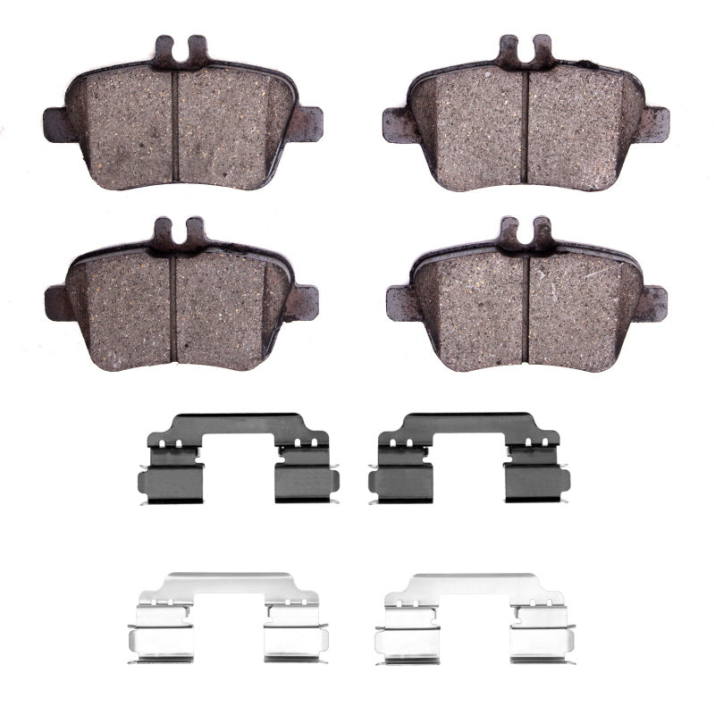 R1 14-19 Mercedes-Benz CLA250 Rear Semi Met Pads & Hardware Kit