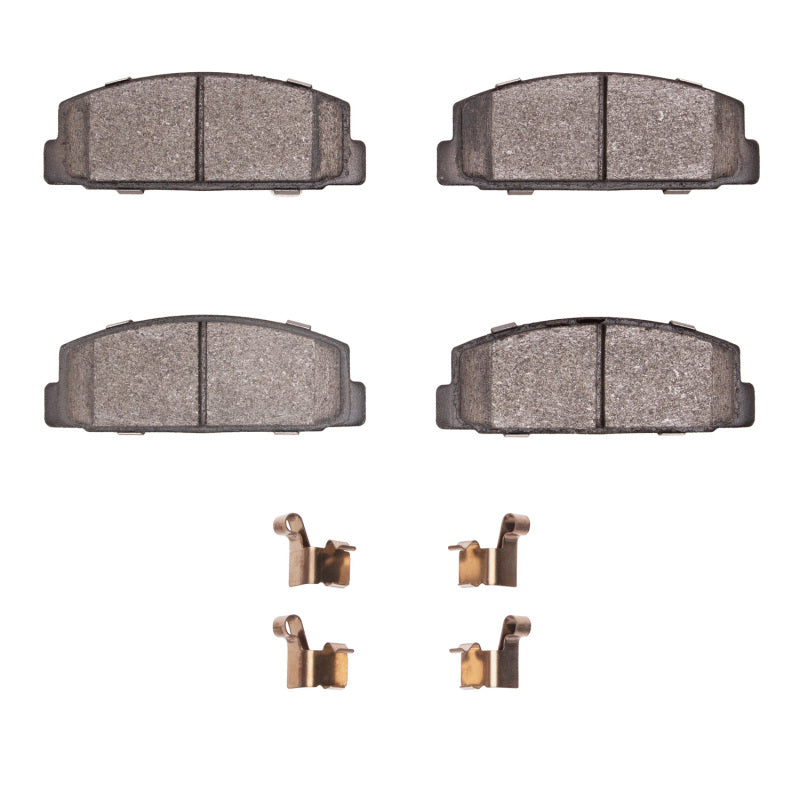 R1 84-89 Chrysler Conquest Rear Semi Met Pads & Hardware Kit