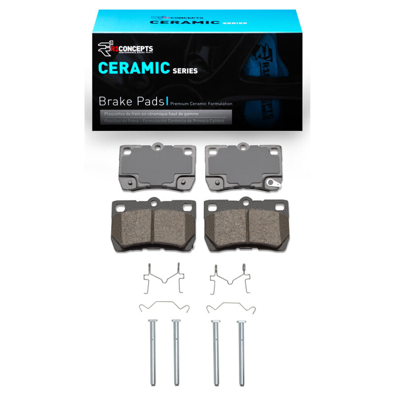 R1 06-13 Lexus GS350 Rear Ceramic Pads & Hardware Kit