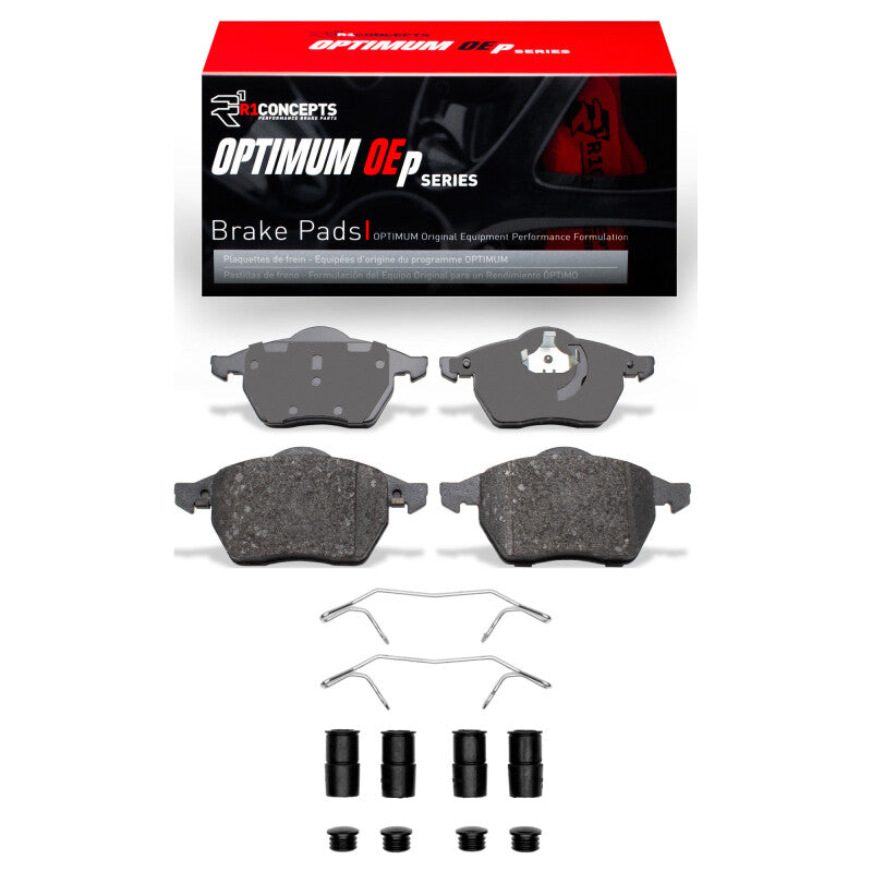 R1 96-99 Volkswagen Jetta Sedan Front Optimum OE Pads & Hardware Kit