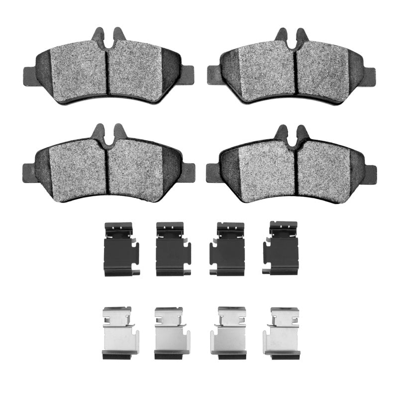 R1 06-18 Dodge Sprinter 3500 Rear Semi Met Pads & Hardware Kit