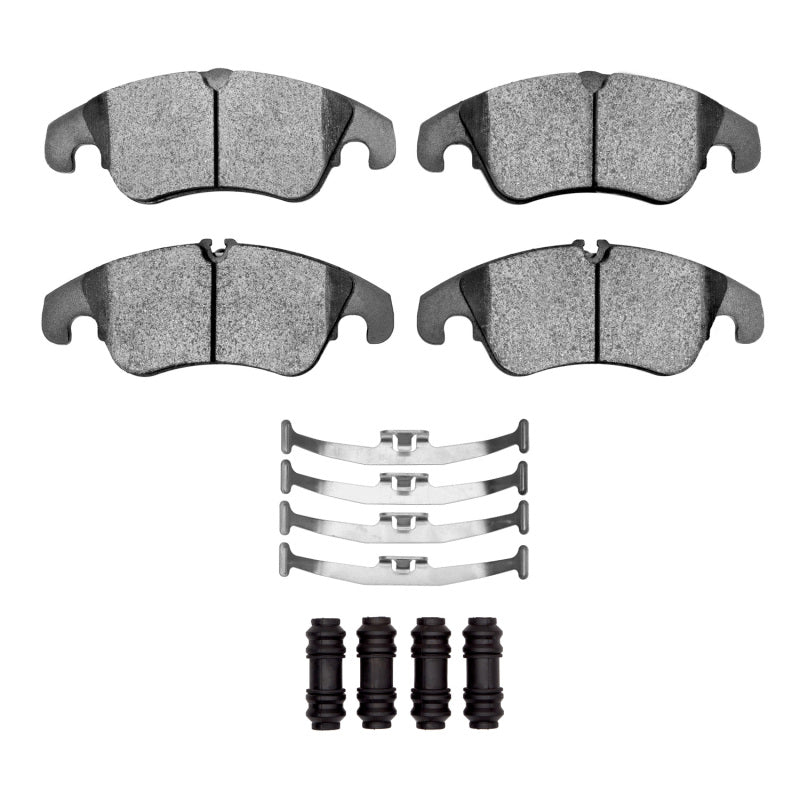 R1 09-17 Audi Q5 (USA/Canada Excl Hybrid) Front Semi Met Pads & Hardware Kit