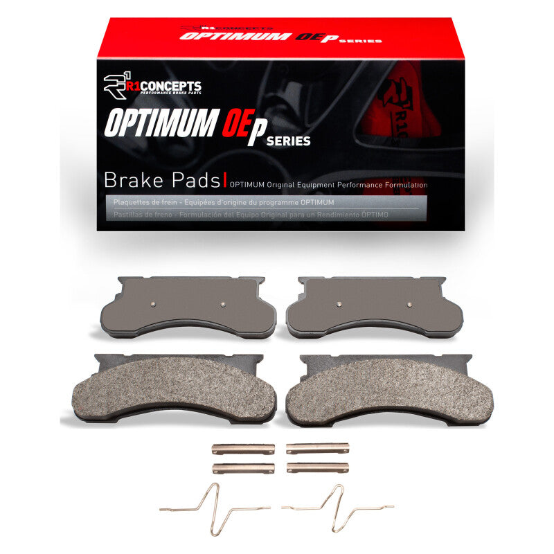 R1 86-94 Ford E-350 Econoline Front Optimum OE Pads & Hardware Kit