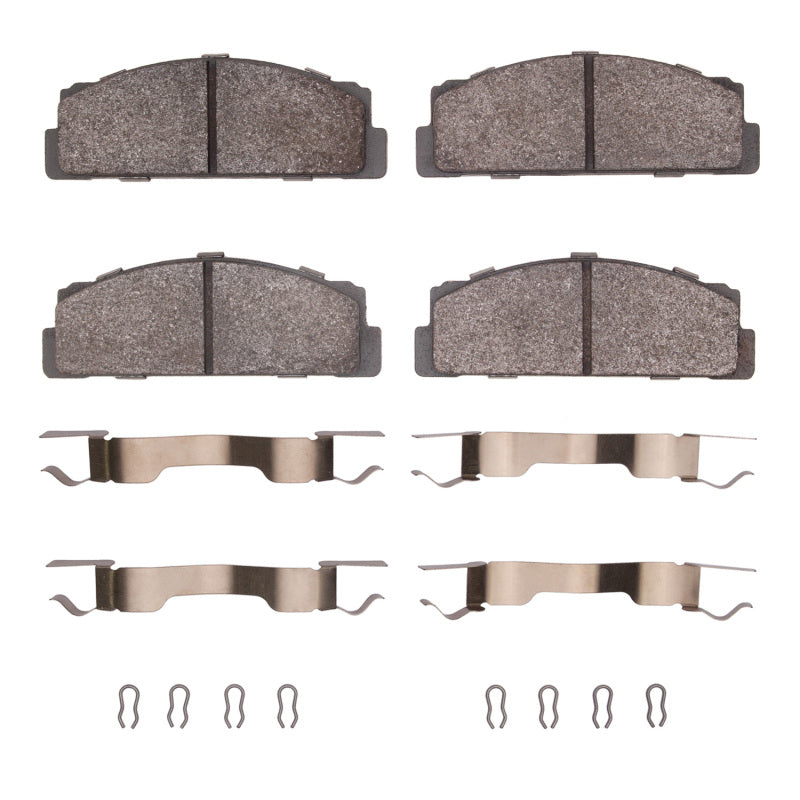 R1 1966-1983 Fiat 124 Rear R1 Semi Met Pads & Hardware Kit