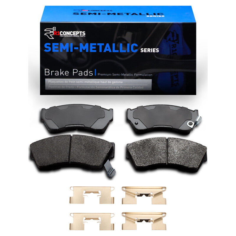 R1 1989-2001 Chevrolet Metro Front R1 Semi Met Pads & Hardware Kit