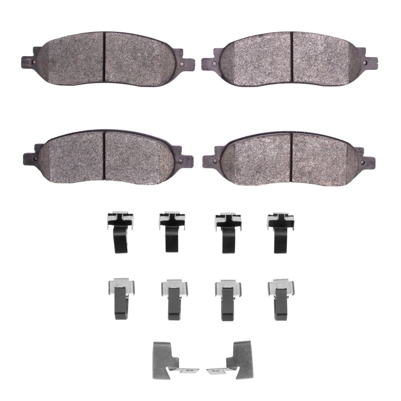 R1 2005-2007 Ford F-350 Super Duty 4WD Rear R1 Semi Met Pads & Hardware Kit