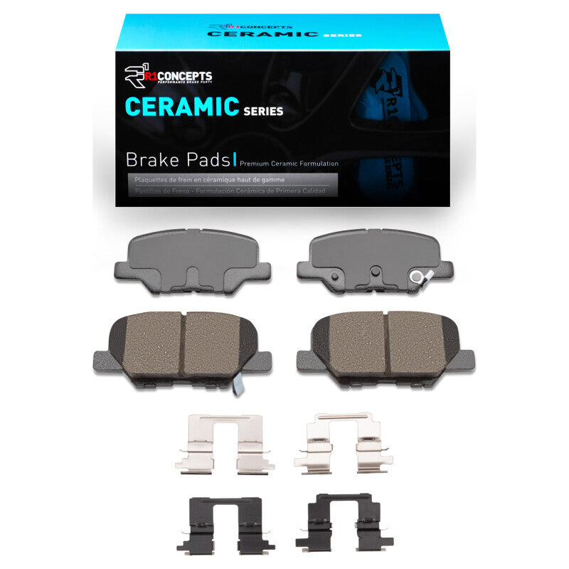 R1 2014-2018 Mazda 3 Rear R1 Ceramic Pads & Hardware Kit
