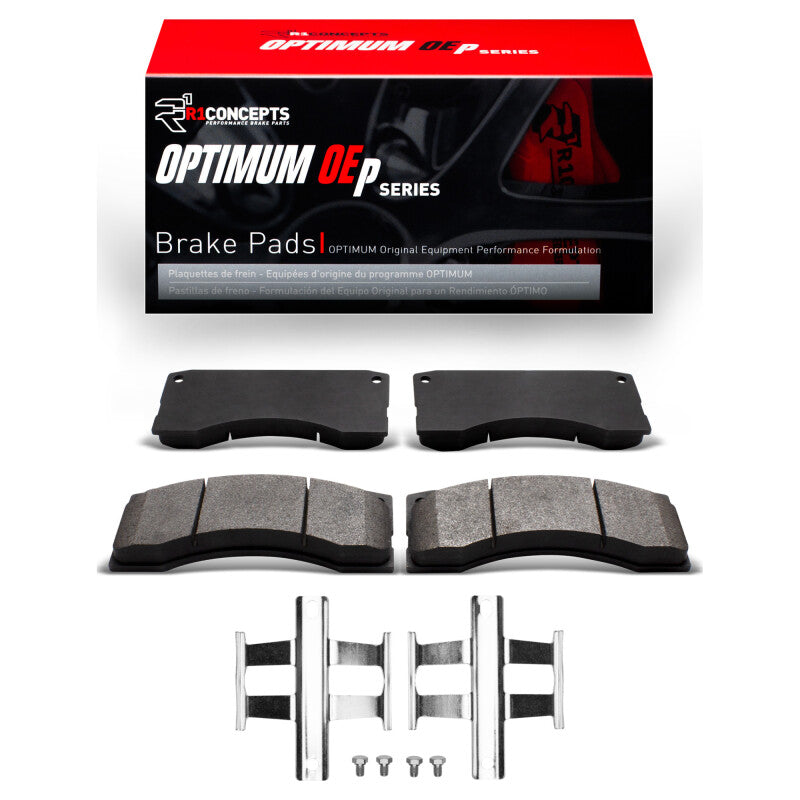 R1 86-92 Ford CF6000 Front Optimum OE Pads & Hardware Kit