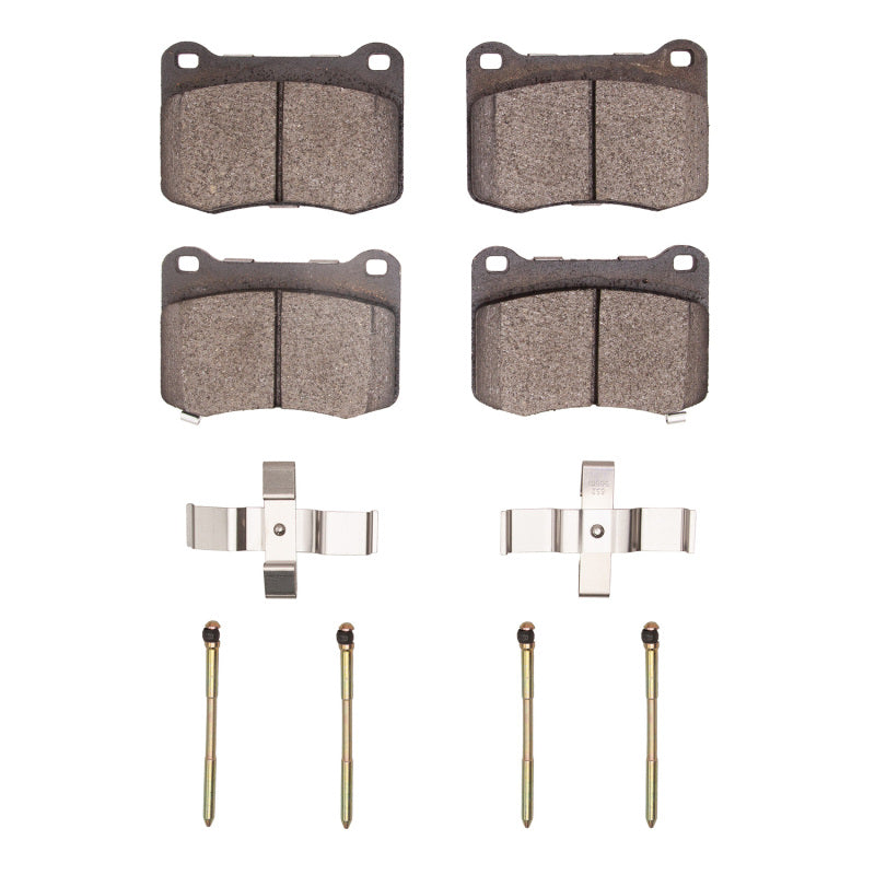 R1 08-14 Lexus IS F Rear Semi Met Pads & Hardware Kit