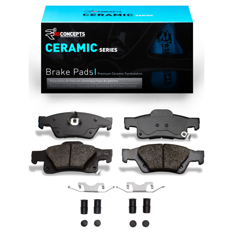 R1 2011-2025 Dodge Durango Rear R1 Ceramic Pads & Hardware Kit