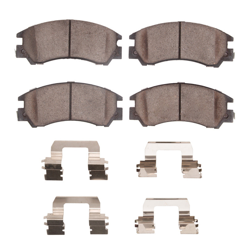 R1 85-94 Subaru GL Front Ceramic Pads & Hardware Kit