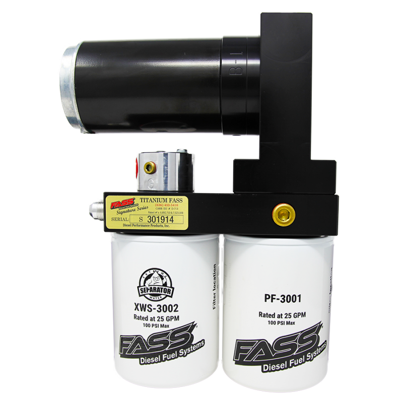 FASS 00-05 Ford Excursion Powerstroke 220gph/65psi Titanium Fuel Air Separation System TS F15 220G