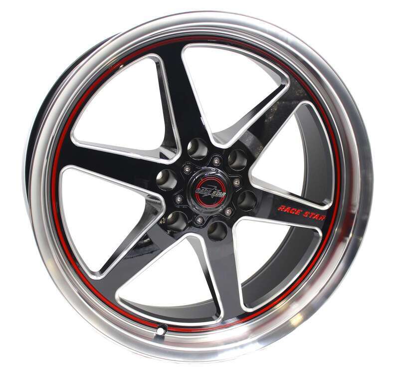 Race Star 93 Truck Star 17x9 6x5.5BC 6.00BS Black/Machined Wheel