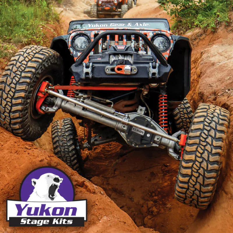 Yukon Gear Jeep JL/JT Stage 2 Re-Gear Kit w/Covers Dana 44 - 4.56 Ratio/28 Spline