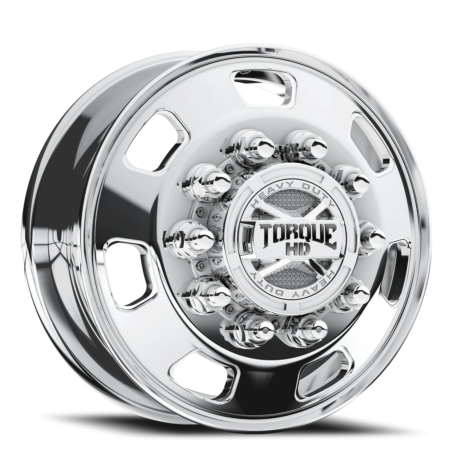 22.5x10.5 Torque HD TW642F Forged Luxe Hyper Clear 10x285.75 et+139.7 BS 11.5 CB 220.1 Flat Seat Steer