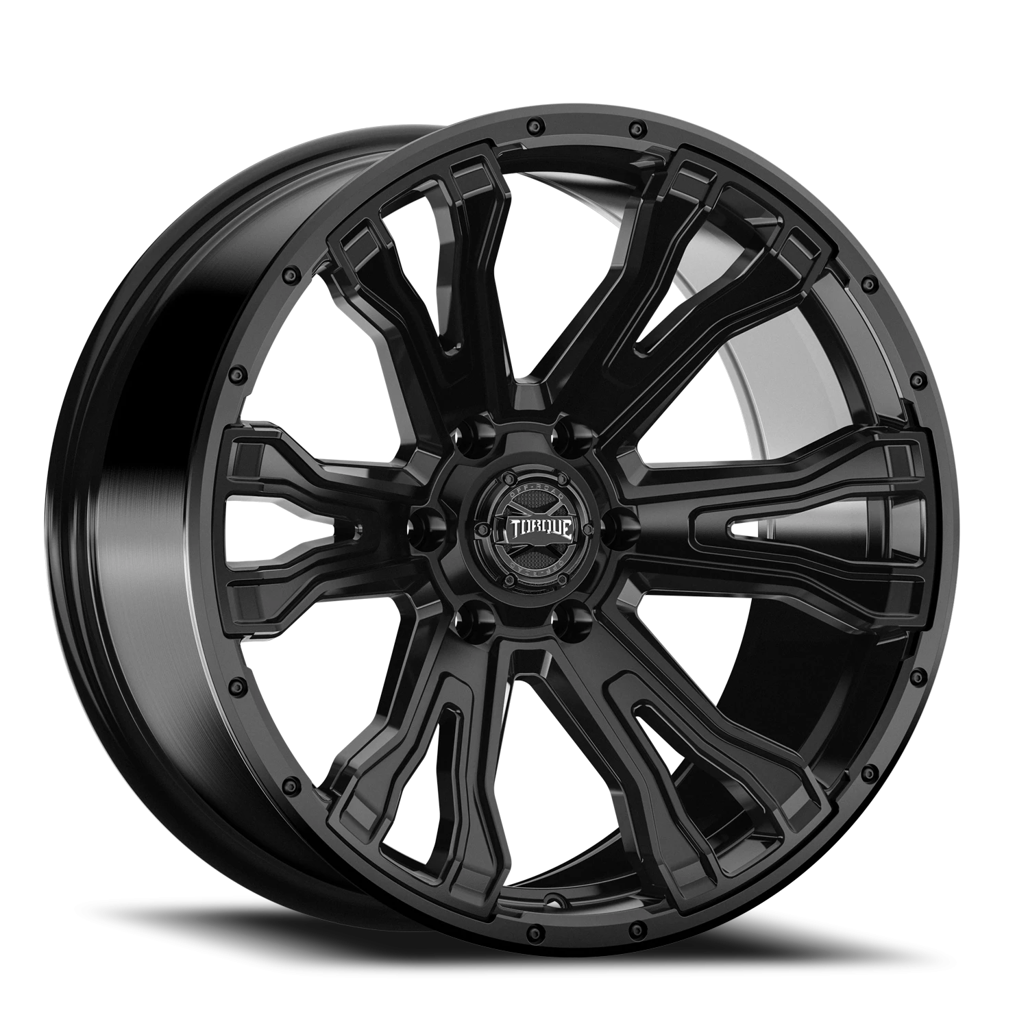 20x9 Torque TW407C Prime Satin Black 6x139.7 et-12 BS 4.5 CB 78.1 Conical Seat Square