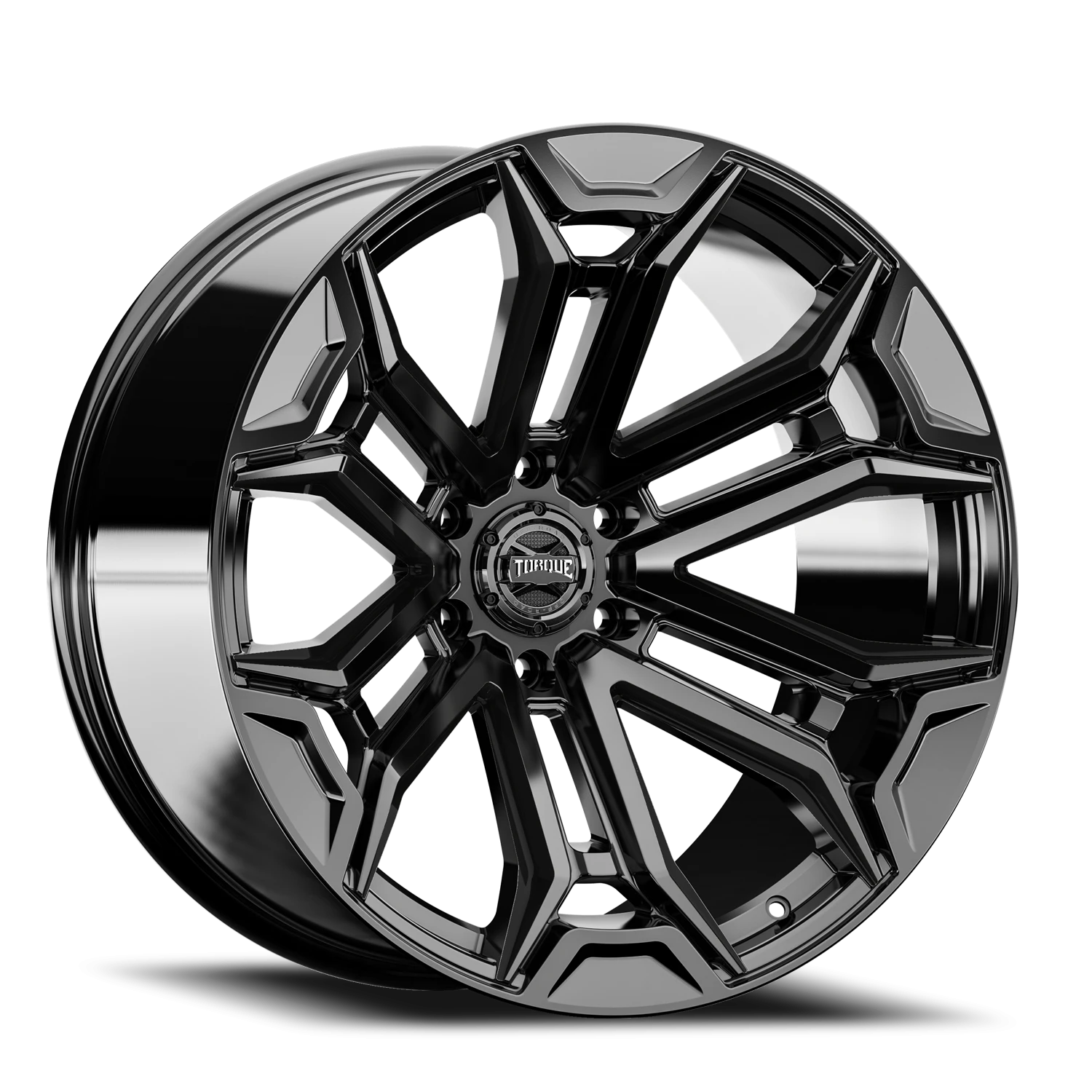 20x9 Torque TW415C Maverick Gloss Black Milled with Dark Tint 6x139.7 et-12 BS 4.5 CB 78.1 Conical Seat Square