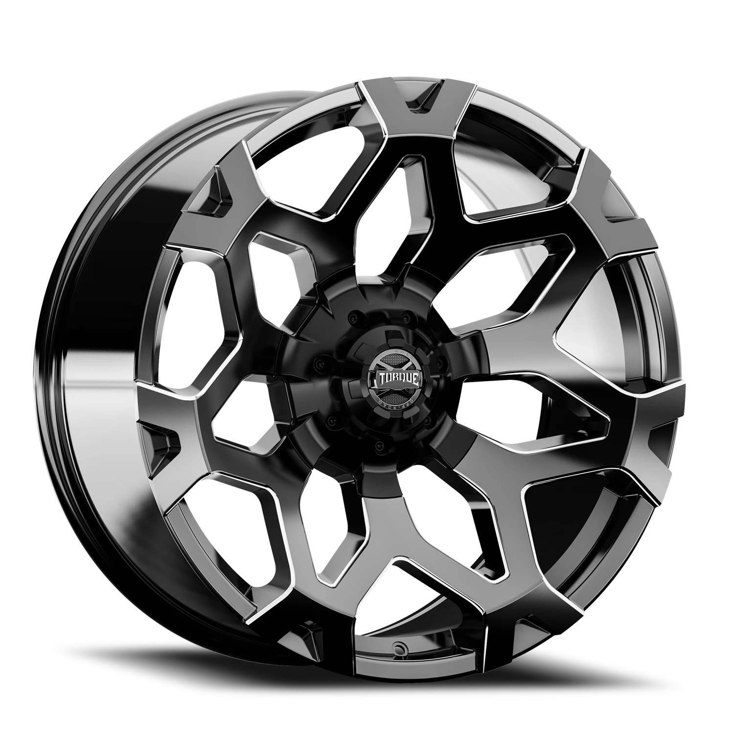 22x10 Torque TW423C Stance Gloss Black Milled 6x139.7 et-18 BS 4.76 CB 78.1 Conical Seat Square