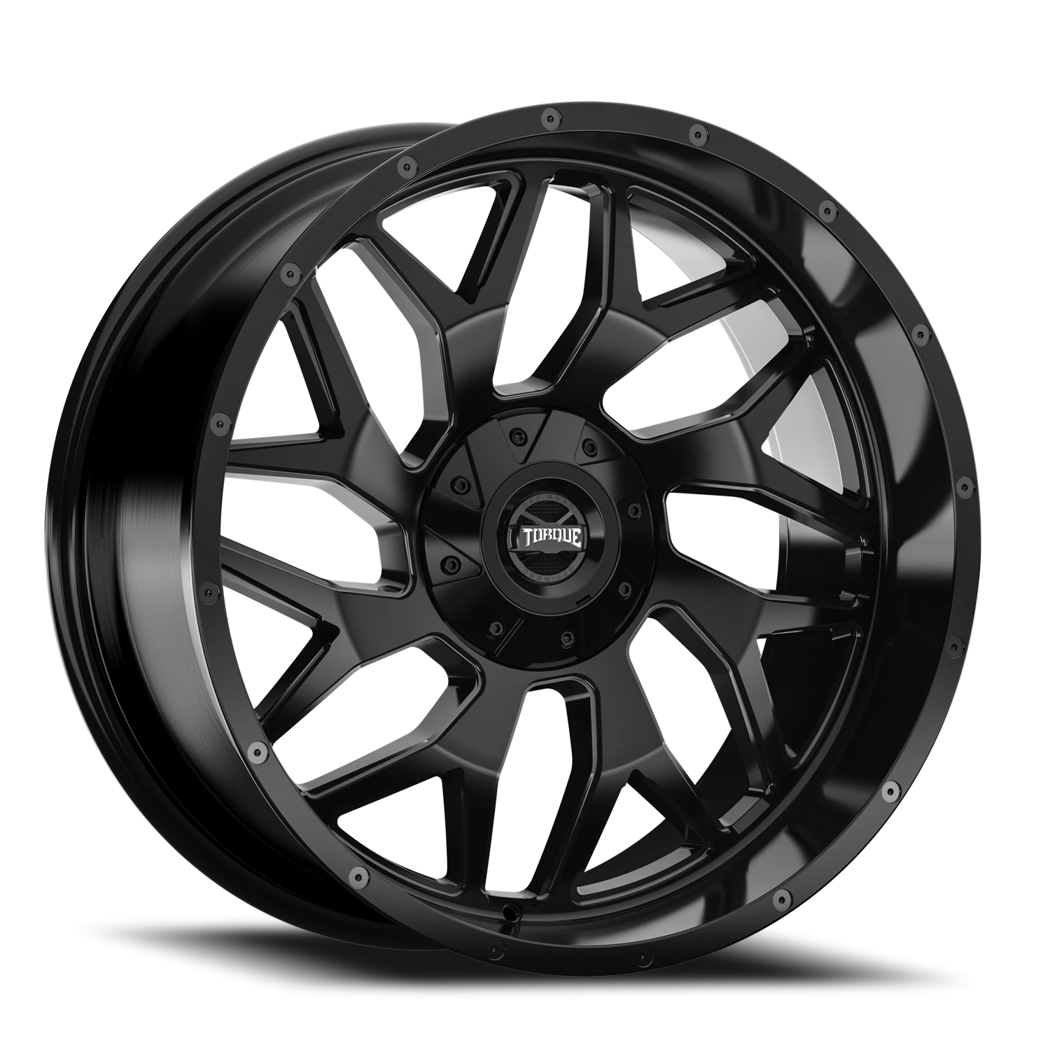 20x9 Torque TW427C Vortex Satin Black 6x135/139.7 et-12 BS 4.5 CB 87.1 Conical Seat Square
