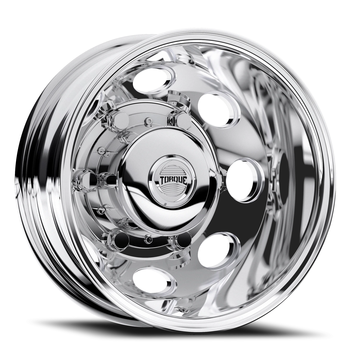 16x6 Torque TW512C Revolver Polished 6x180 et-130 BS -1.62 CB 138.8 Flat Seat Rear
