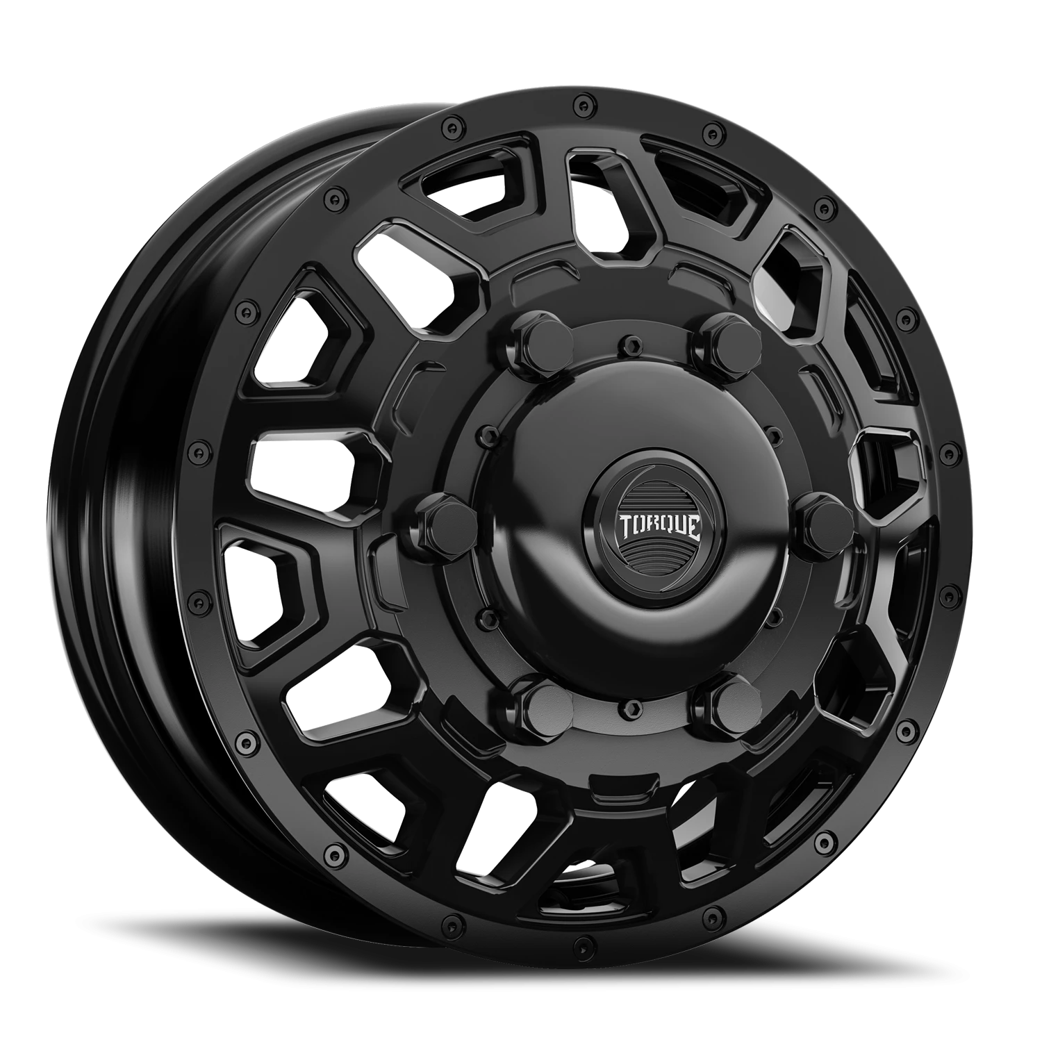 16x6 Torque TW514C Rush Satin Black 6x180 et+110 BS 7.83 CB 138.8 Flat Seat Front