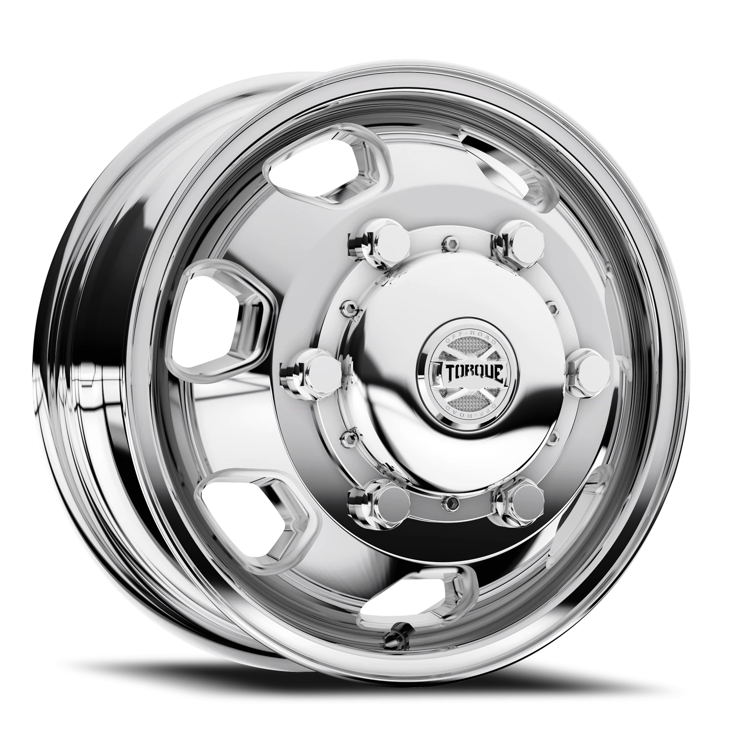 16x6 Torque TW537C Rodeo Polished 6x180 et+110 BS 7.81 CB 138.8 Flat Seat Front