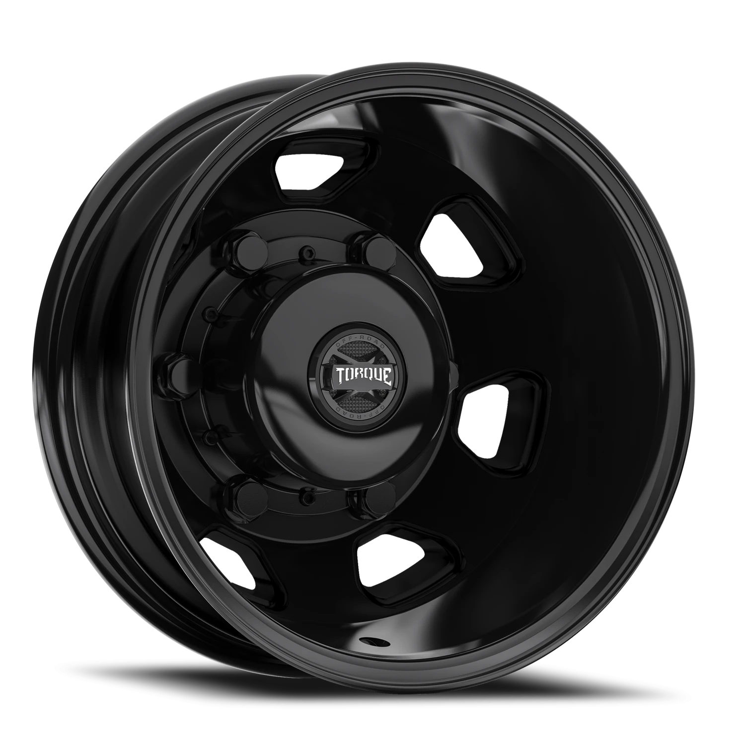 16x6 Torque TW537C Rodeo Satin Black 6x205 et-130 BS -1.64 CB 161.1 Flat Seat Rear