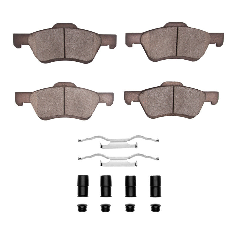 R1 09-12 Ford Escape Front Ceramic Pads & Hardware Kit