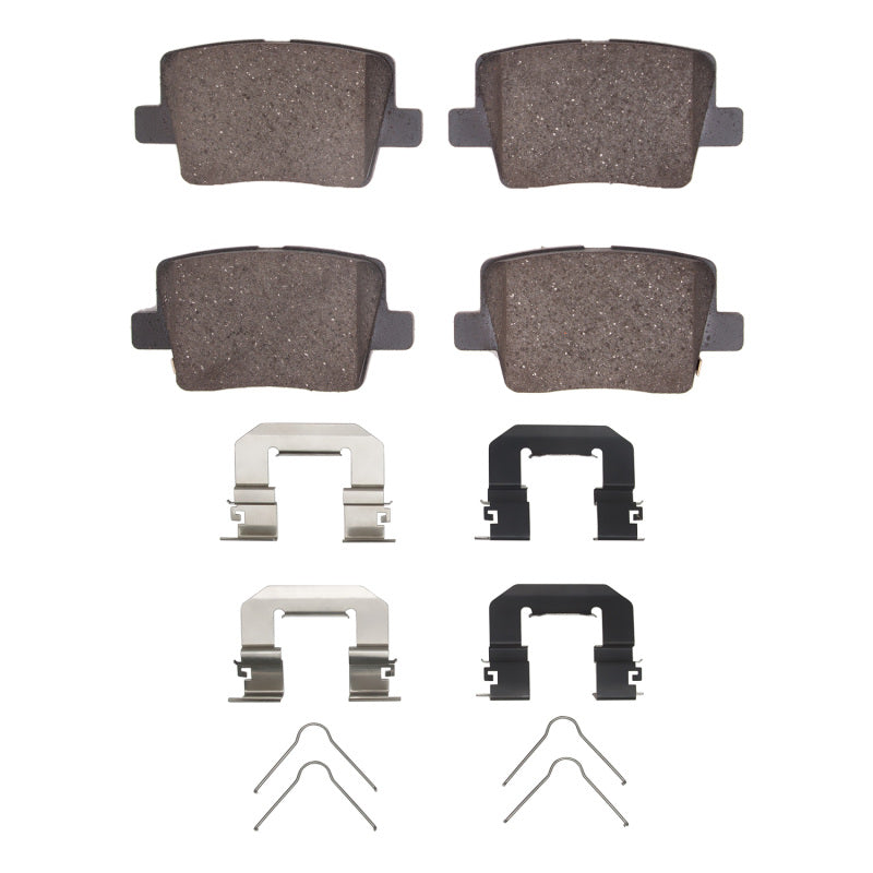 R1 -22 Genesis G90 Rear Ceramic Pads & Hardware Kit