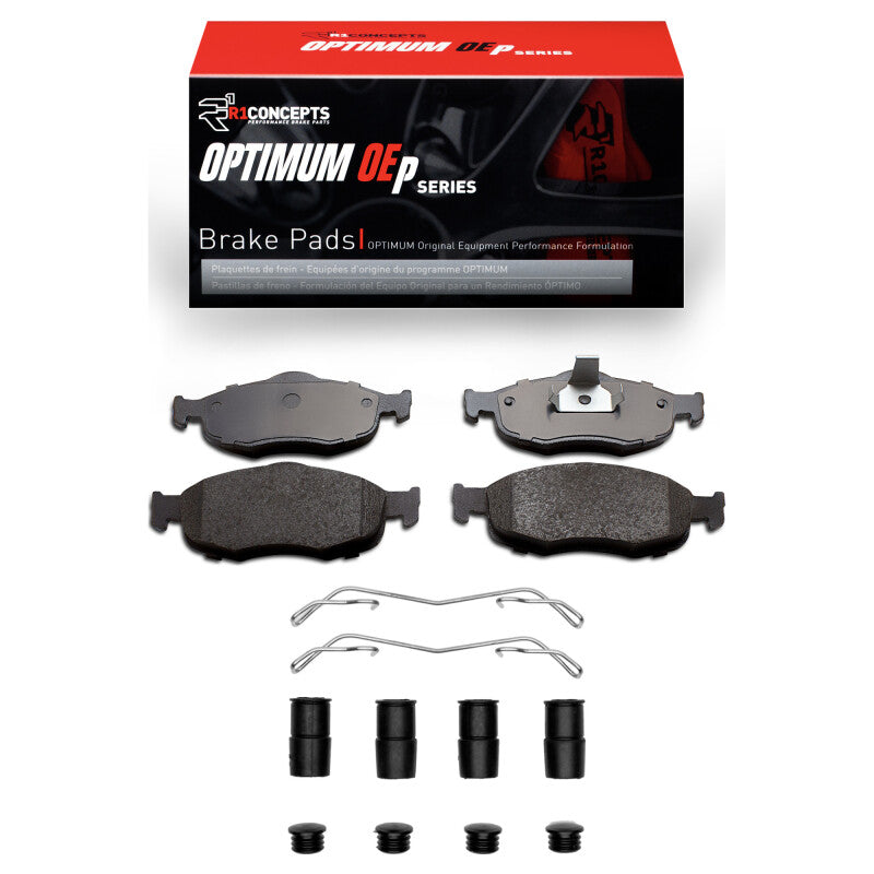R1 95-04 Ford Contour Front Optimum OE Pads & Hardware Kit