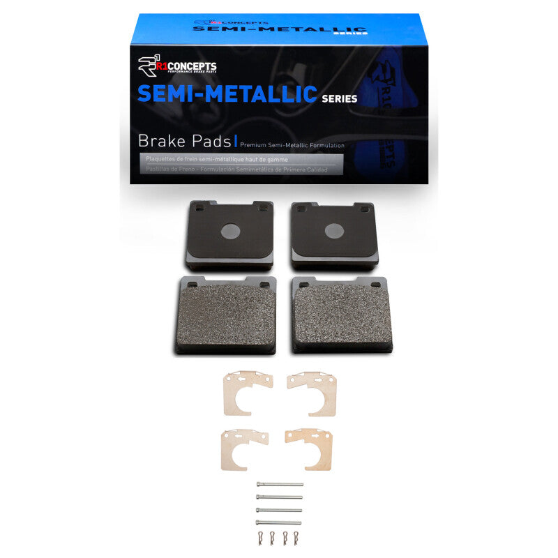 R1 65-80 Lotus Elan Front Semi Met Pads & Hardware Kit