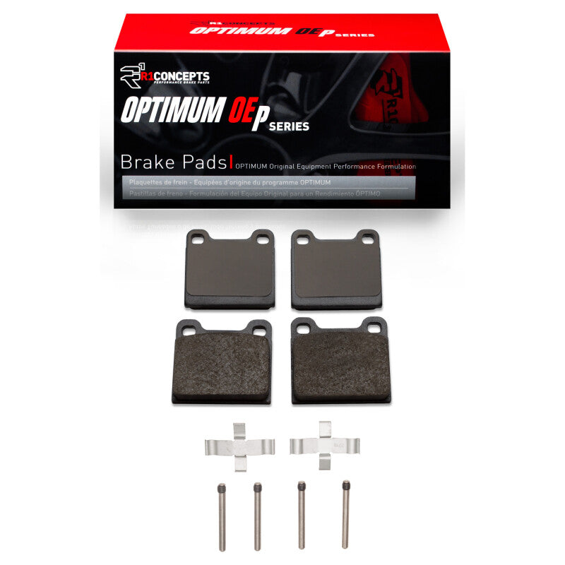 R1 64-74 Alfa Romeo Giulia Sprint Front/Rear Optimum OE Pads & Hardware Kit