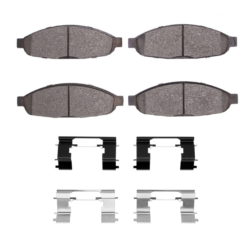R1 04-08 Chrysler Pacifica Front Semi Met Pads & Hardware Kit