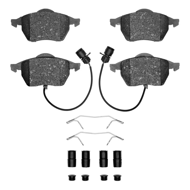 R1 92-00 Audi 100 Quattro Front Semi Met Pads & Hardware Kit