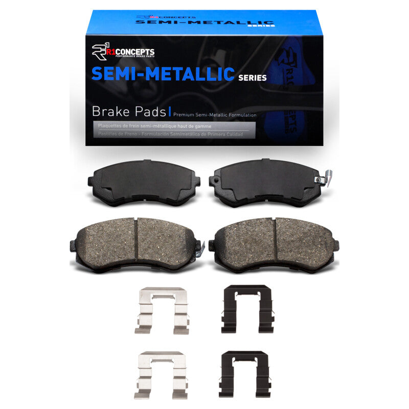 R1 1989-1996 Nissan 240SX Front R1 Semi Met Pads & Hardware Kit