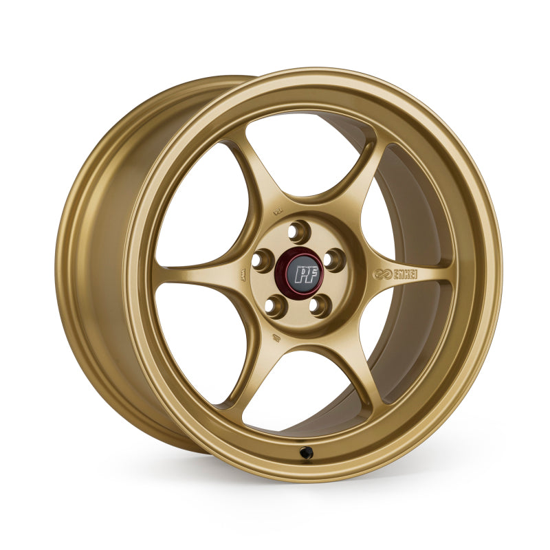 Enkei PF06 17x9.5 5x114.3 15mm Offset 75mm Bore Gold Wheel (MOQ 40)