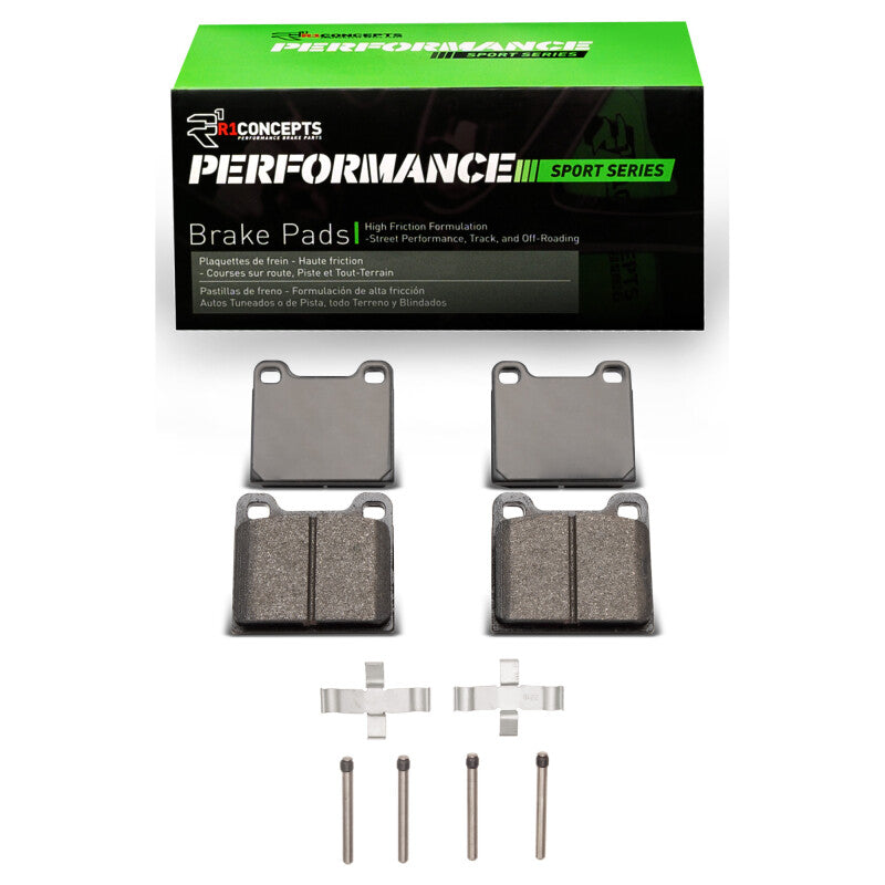 R1 64-74 Alfa Romeo Giulia Front/Rear Performance Sport Pads & Hardware Kit