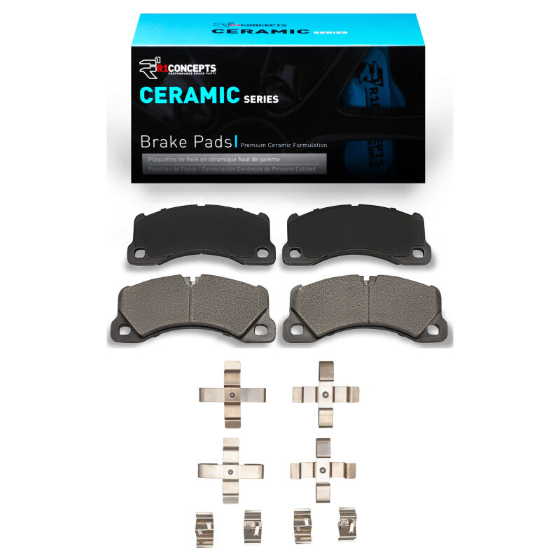 R1 2008-2025 Audi RS e-Tron GT Performance Front R1 Ceramic Pads & Hardware Kit