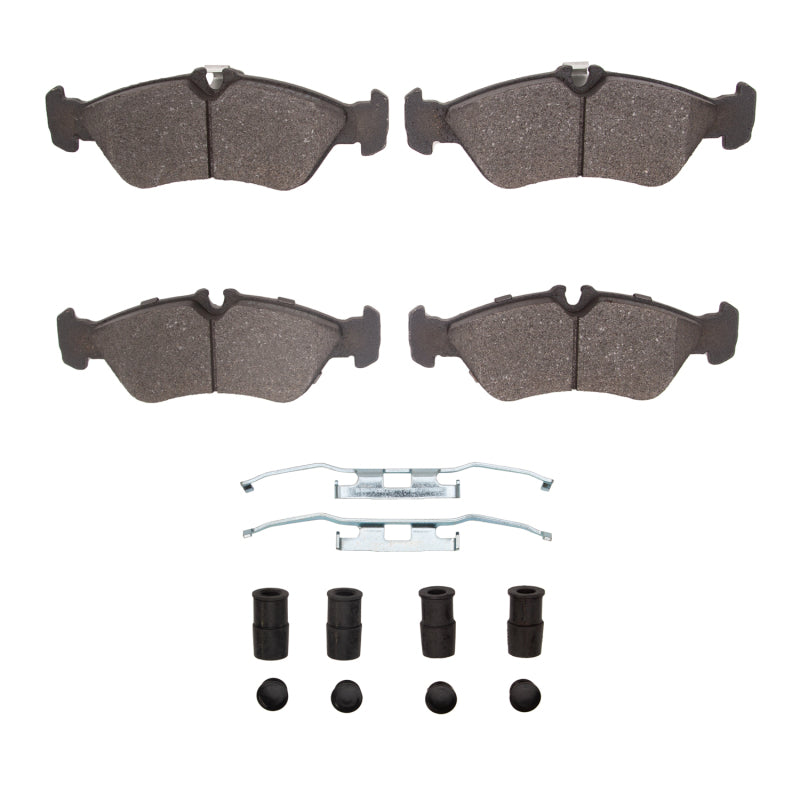 R1 02-06 Dodge Sprinter 3500 Rear Semi Met Pads & Hardware Kit